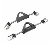 APLVFFZH Palmes de Plongée Sangle Ressort Boucle INOX Accessoire Remplacement Universel Confortable Résistant Convient à Plongée sous-Marine Randonnée Palmée , Noir , XS
