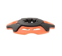 APLVFFZH Panier de Randonnée Disque Embout Flocon pour Bâton de Marche Accessoire de Randonnée Remplacement Facile Matériau PP Caoutchouc Adapté Au Trekking Ca, Orange