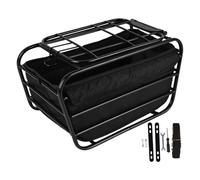 APLVFFZH Panier de Vélo, Porte-Bagages, Panier de Rangement, Panier pour Chien, en Métal, avec Système de Verrouillage de Stabilité, Installation Facile pour F, avec Doublure, 38 Cm X 23 Cm X 21.5