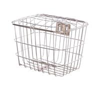 APLVFFZH Panier Vélo Panier Porte-Bagages Métal Avant Stabilité Transport Multifonction Facile à Installer Acier Inoxydable Adapté à La Randonnée Shopping Vélo, B