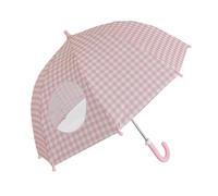APLVFFZH Parapluie pour Enfants Ronde en Forme de randonnée, Rose