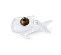 APLVFFZH Penif Verre Requin, Couvercle métallique, Penif pour projet, Utilisation en diorama, Pour décorateurs marins, Bouteille requin avec capuchon bronze antique