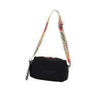 APLVFFZH Petit Sac Bandoulière Léger pour Femme, en Tissu Oxford, avec Fermeture éclair, Résistant à l'eau, Idéal pour Le Shopping, Les et Le Trava, Grève Noire