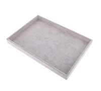 APLVFFZH Plateau à Bijoux en Velours Coffret de Présentation Trousse de Rangement Boîtier pour Accessoires en Velours Adapté pour Femme, Bac Vide