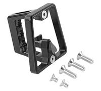 APLVFFZH Porte-Bagages Avant Réglable, Sacoches de Vélo, Pièce de Modification, Plaque D'adaptation en Alliage D'aluminium