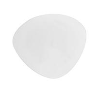 APLVFFZH Prothèse Mammaire en Silicone Transparent Insert Invisible Souple Forme Triangulaire Dos Concave Respirant pour Maillot de Bain Soutien-gorge Bikini, blanc 3, L