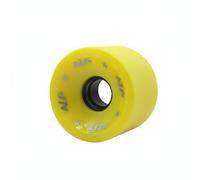 APLVFFZH Roue de Planche à roulettes Roue Polyuréthane Haute Élasticité Surface Lisse Maniabilité Conçue pour Croisière Loisirs Quotidiens, Jaune