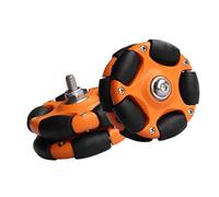 APLVFFZH Roues Faciles de 5,8 Cm pour Vélo Pliant, roulettes Arrière à Double Rangée, de Rechange pour Les Amateurs de Vélo et Les Activités de Plein Air, Orange