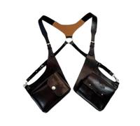 APLVFFZH Sac à bandoulière décontracté sous Les Bras, Sac à bandoulière pour Voyage, équitation sur scène, Noir