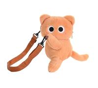 APLVFFZH Sac à bandoulière en Forme de Chat Portable pour Femmes Fille pour la Rue de Voyage d'anniversaire, Brun