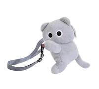 APLVFFZH Sac à bandoulière en Forme de Chat Portable pour Femmes Fille pour la Rue de Voyage d'anniversaire, Gris