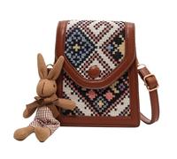 APLVFFZH Sac à bandoulière pour Femme, Sac léger pour téléphone Portable, pour Faire du Shopping, Sortir, Voyager, Noir