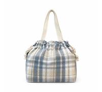 APLVFFZH Sac à déjeuner en tissu isotherme, Bleu clair - Sac à cordon