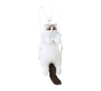APLVFFZH Sac à Dos en Forme de Chat Sac à Dos de Voyage réaliste en Peluche pour Chat pour Faire du Shopping en Plein air, Style C