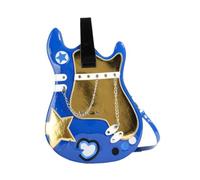 APLVFFZH Sac à Dos en Forme de Guitare, Sac à Main Tendance pour Rencontres, Voyage, Travail, Bleu Foncé