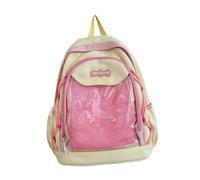 APLVFFZH Sac à Dos Tendance léger pour Adolescentes, pour Faire du Shopping, des fêtes en Plein air, Jaune