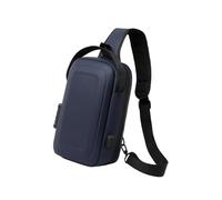 APLVFFZH Sac de Poitrine pour Homme, Sac à bandoulière de Sport pour vélo, équitation, Trekking, Bleu
