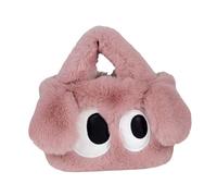 APLVFFZH Sac fourre-Tout en Peluche avec bandoulière Mignon Dessin de Dessin Anniversaire Flou Cadeau de Sac à Main Flou, Rose