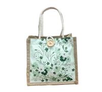 APLVFFZH Sac fourre-Tout pour Femme, Sac à Main à poignée supérieure, Sac à bandoulière, Sac sous Les Bras pour Le Travail et Les Loisirs, Vert avec Bouton