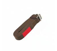 APLVFFZH Sangle de Réglable en Polyester-coton avec Boucle Métallique Idéale pour Renforcer la Flexibilité Adaptée pour l'Étirement Collectivité Sportive Déplacement Régulier, Marron, 3M