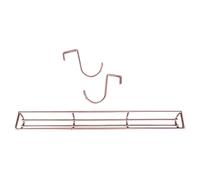 APLVFFZH Snooker Rail Rail de Rangement de Bille pour Table de Billard avec Piste de Glissement Accessoire Portable en Fer Adapté à Salle de Club Salle de Jeux, Or Rose