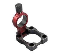 APLVFFZH Support Parapluie Pliable pour Boîte de Pêche en Alliage D'Aluminium avec Base Épaissie et Système de Verrouillage Sécurisé Adapté à La Pêche Extérieu, Vin Rouge