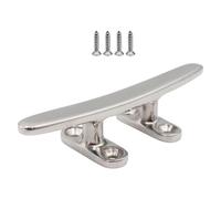 APLVFFZH Taquet de Bateau Ouvert en Acier Inoxydable Taquet de Pont pour Corde Fixation Quincaillerie Nautique Résistant à La Adapté à L'Amarrage de, 15cmx3.4cm