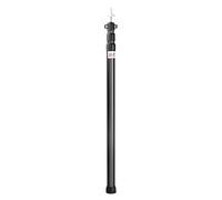 APLVFFZH Tente Poteau Télescopique Réglable Universel Support en Aluminium Alliage Accessoire Remplaçable Léger Adapté Au Camping Jardinage, Noir 2.35 M