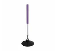 APLVFFZH Training Poteau Basketball Marqueur Souple PVC Coussinet Mousse Ressort Automatique Base Caoutchouc Lourd Adapté aux Séances de Entraînements, Violet, 60CM 1.2KG