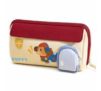 APLVFFZH Trousse à Crayons Scolaire Portable, Teckel Rouge | Fermeture Éclair Métallique, Trousse Scolaire Compacte, Séances Étu Bibliothèque, Pour universitaires