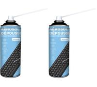 APM 570057 - Aérosol Air Sec - Nettoyage PC - Dépoussiérant Ordinateur - Aérosol Comprimé Nettoyage PC - Nettoyant Clavier - Nettoyant Ordinateur - Aérosol Souffleur PC - Contenance 400 ml (Lot de 2)