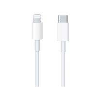 apm 570364 - Cable de chargement Lightning mâle Typec C mâle - 1m - Blanc - Compatible smartphone et tablette avec une connectique Type-C - certifié Mfi