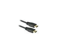 APM 590459, Cordon HDMI 4K Ethernet, Connecteurs Male/Male, Cable HDMI Long de 1.8 m, Clip, Version 1.4. Support 3D et Synchronisation Audio et Vidéo, Accessoires pour TV et Vidéo, Noir