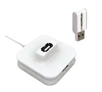 APM Adaptateur Bluetooth USB + station d'accueil blanche