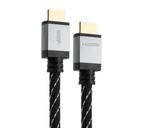 apm Câble HDMI 2.1 Certifié Ultra High Speed - 3M, 48Gbps, 8K@60Hz / 4K@120Hz, eARC, HDR, Dolby Atmos, Compatible TV, PC, PS5, Xbox, Blu-ray, Gaming, Audio Vidéo Haute Qualité 590495