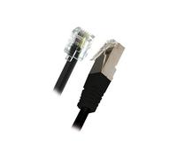 APM - Câble réseau - RJ-45 (M) pour RJ-11 (M) - 2 m - noir