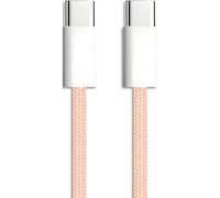 apm Cable USB C vers USB C PD, Charge Rapide 60W, Nylon Tressé Rose, Cordon USB Type C, Cable pour iPhone 16 Pro Max 15 Galaxy S24 Ultra S23 A55 A35 iPad Pro Air MacBook Steam Deck (1M), 600413