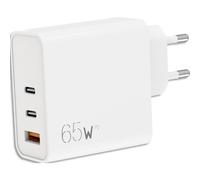 APM Chargeur secteur, triple, 2 usb-c / 1 usb-a, pd65w, blanc 570412