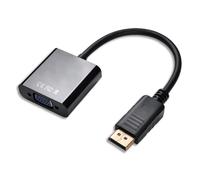 APM Convertisseur DisplayPort 1,2 Mâle/VGA Femelle pour écrans/PC portables 15cm Noir 590473