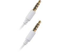 APM Cordon Jack - 3,5mm - Stéréo Mâle/Mâle - Blanc - 1.5m