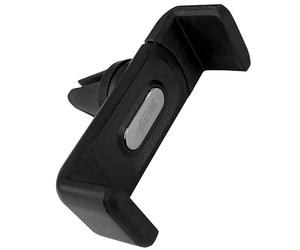APM Support Téléphone Voiture Grille d'Aération, Support pour Ventilation, Orientation Paysage ou Portrait, Pince Réglable, Smartphone Jusqu'à 7 Pouces, Noir, Compatible iPhone Samsung Huawei, 900219