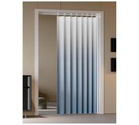 APMOE Rideau Porte Accordeon Entrée Interieur, Pliante Rideaux de Confidentialité avec Bouton Magnétique, Rideau Separation de Piece pour Salon et Cuisine(A,80-100/curtain W130H180cm)