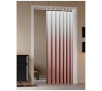 APMOE Rideau Porte Accordeon Entrée Interieur, Pliante Rideaux de Confidentialité avec Bouton Magnétique, Rideau Separation de Piece pour Salon et Cuisine(C,100-115/curtain W150H180cm)