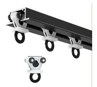 APMOE Rideau Rail Plafond, Rideau sur Rail Coulissant Plafond, Rails de Rideaux Encastrés | Rails de Séparation de Pièce en Aluminium pour Separation de Piece