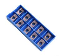 APMT1604 Lot de 10 inserts en carbure de tungstène indexables, haute adhérence et résistance pour environnements d'usinage polyvalents (APMT1604PDER-M2)