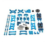 APMXQWIL Compatibile Con WLtoys 124007 124017 124019 144001 144002 144010 per RIaarIo XDKJ-001 XDKJ-006 AM-X12 RC Car Parti Di Aggiornamento in Metallo Pièces Voiture RC(Blue)