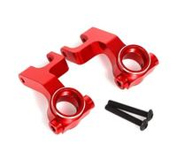 APMXQWIL Compatible avec ARRMA 1/10 pour Gorgon 4X2 2WD pour Gorgon Monster Truck RC Car Upgrade Parts Ensemble De Coupelles De Direction Avant Pièces Voiture RC(Red)
