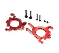 APMXQWIL Compatible avec Arrma pour Mojave 4S pour Kraton pour Outcast 4x4 1/8 1/10 RC Amélioration De Voiture Pièces Métal pour Porte-moyeux en C Blocs De Pivot Pièces Voiture RC(Red)