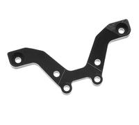 APMXQWIL Compatible avec ARRMA pour Typhon pour Grom Mega 380 1/18 RC Voiture Pièces Plaque Amortisseur Avant en Alliage D’Aluminium 7075 Support Amortisseur Avant Pièces Voiture RC(Black)