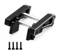 APMXQWIL Compatible avec Arrma pour Typhon pour Grom pour BLX pour Grom 1/14 RC Pièces D'amélioration pour Voiture Accessoires Kit De Fixation D'aileron Arrière en Métal Pièces Voiture RC(Black)
